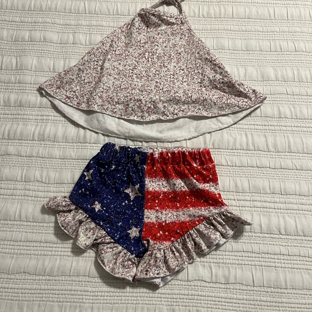 3T Fourth of July Bella breeze outfit
